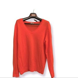 Halogen 100% cashmere coral sweater